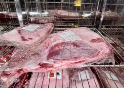 Premium Japanese Wagyu short rib in vacuum-sealed packaging.