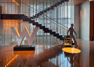 W Taipei lobby stairs